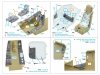 Quinta Studio QD+48638 Ka-50 (black panels) 3D-Printed & coloured Interior on decal paper (Italeri) (with 3D-printed resin parts) 1/48